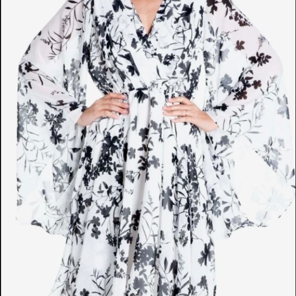 MEGAN LA SUNSET DRESS EUC!!